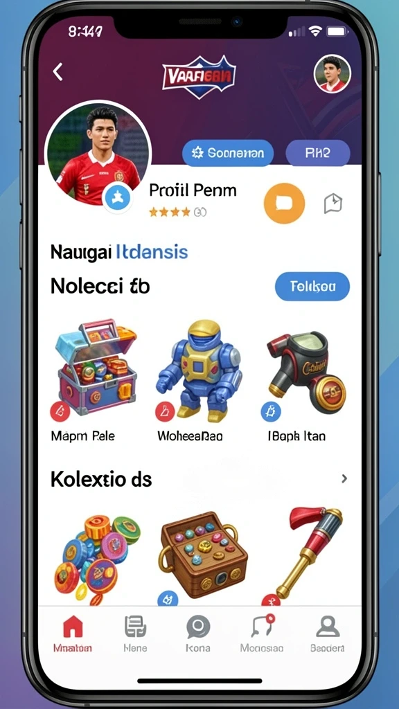 Menu fitur bonus yang mudah diakses.