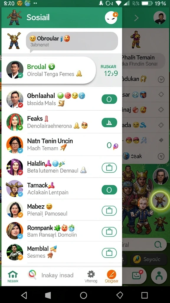 Tangkapan layar menunjukkan aksi mendebarkan karakter di medan perang.