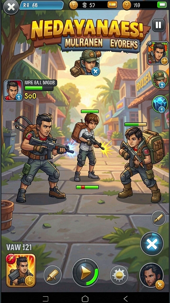 Tangkapan layar menampilkan antarmuka game yang intuitif.