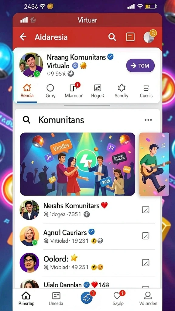Tampilan antarmuka yang menarik dan mudah dinavigasi.