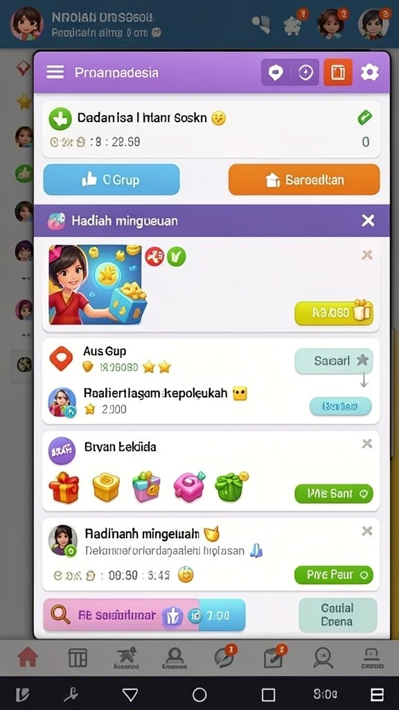 Banyak item power-up untuk memperkuat karakter.