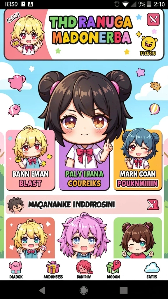 Fitur mini-game untuk pengalaman bermain lebih seru.