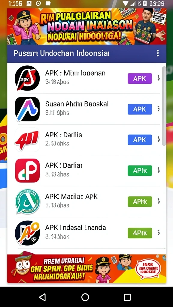 Tampilan awal aplikasi DAYA4D yang menarik.