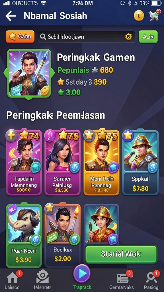 Tampilan awal game DS99 yang menarik.