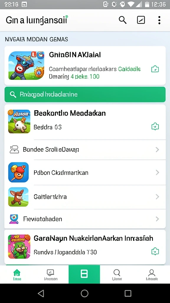 Tampilan antarmuka pengguna yang menarik.