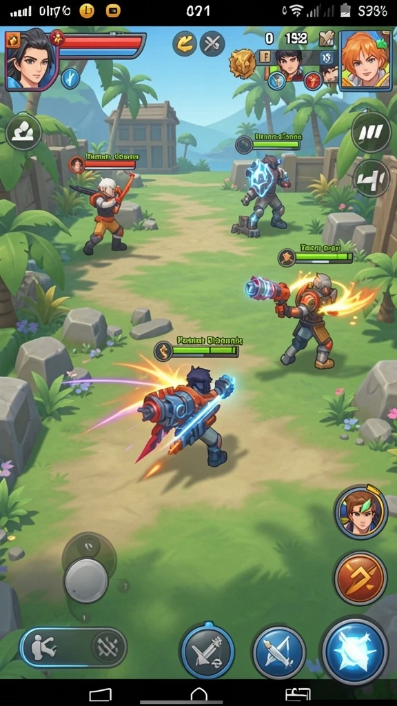 Fitur multiplayer yang memungkinkan bermain dengan teman.