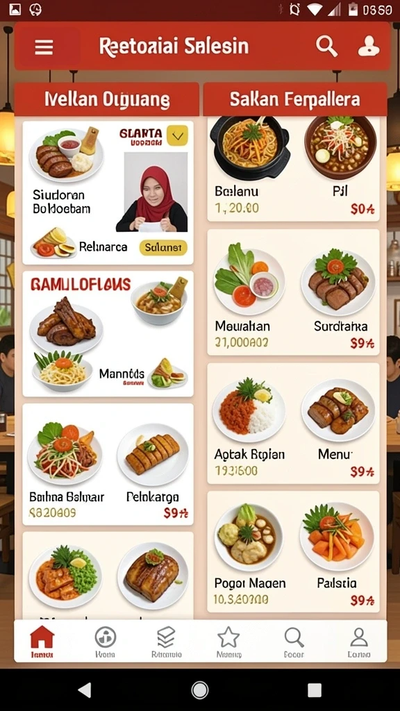 Tampilan karakter utama yang memikat.
