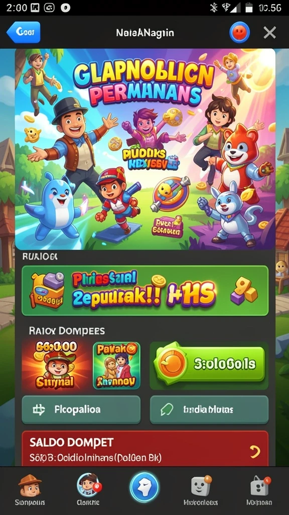 Momen seru dalam pertarungan melawan bos.