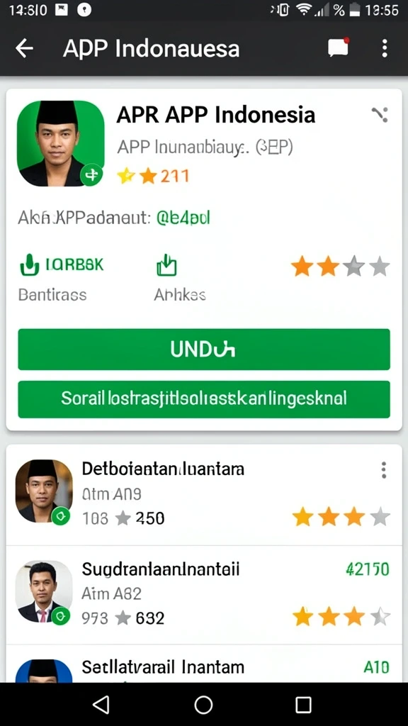 Screenshot menunjukkan tampilan grafik yang memukau.