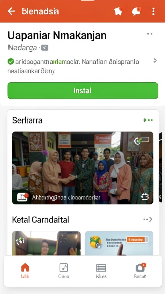Beragam pilihan permainan yang tersedia.