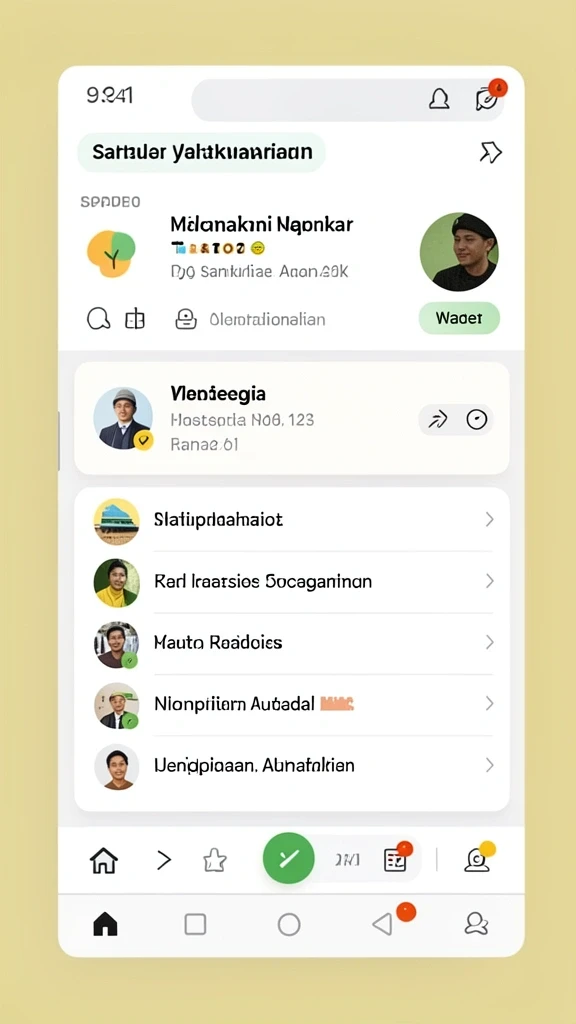 Antarmuka menu yang mudah digunakan dan intuitif.