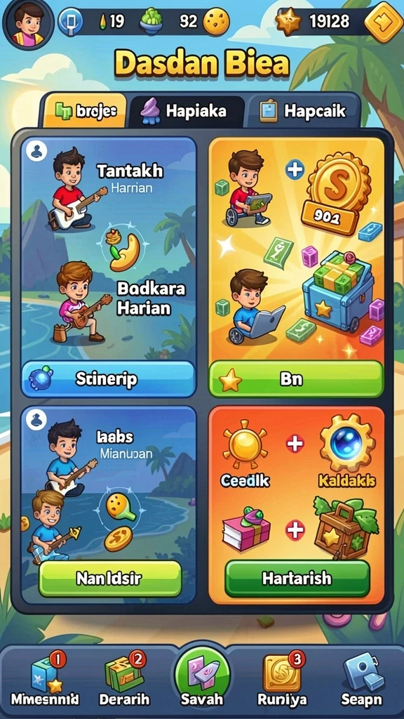 Mode permainan yang beragam dan menantang.