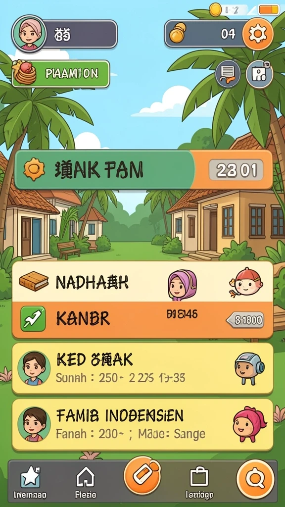 Gameplay yang adiktif dan penuh warna.