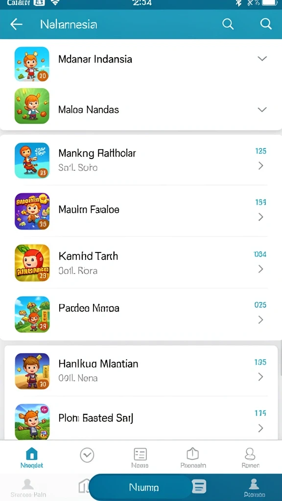 Tampilan awal game NABOB77 yang menarik dan modern.