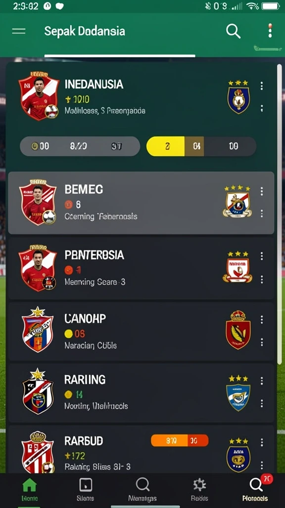 Riwayat permainan dan pencapaian Anda.