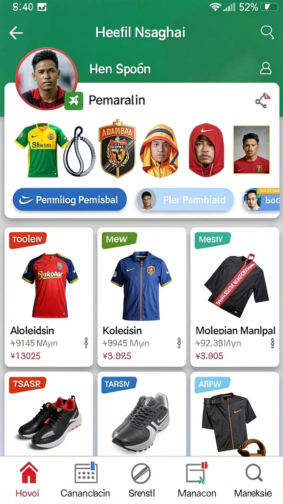 Tampilan antarmuka yang menarik dan user-friendly.