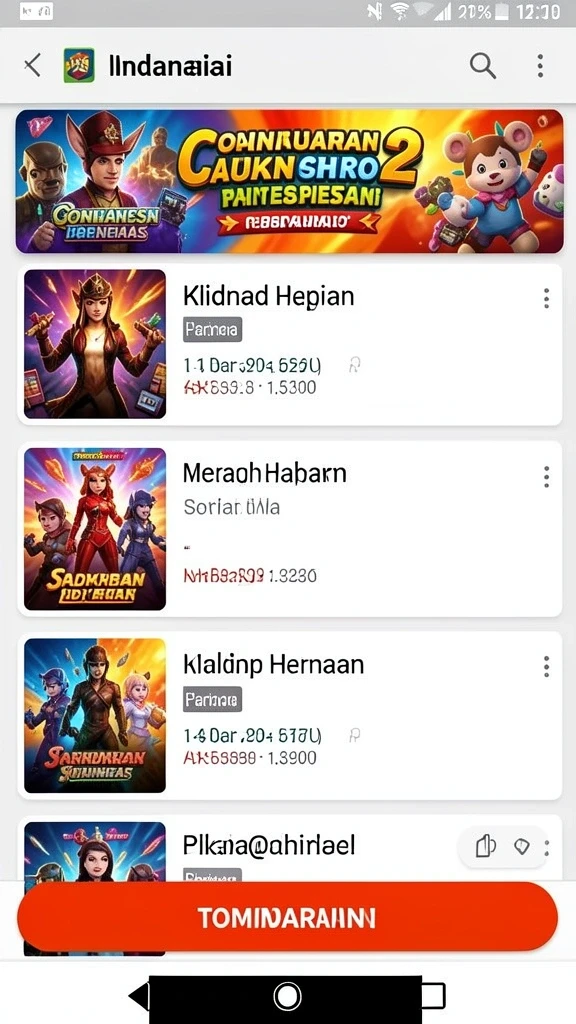 Kompetisi seru dengan pemain lain secara online.