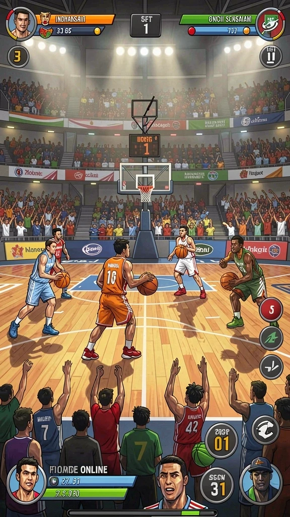 Interaksi pemain dalam mode multiplayer yang seru.