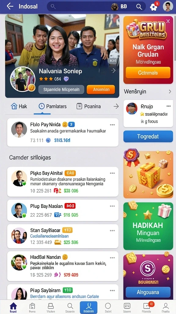 Tampilan antarmuka yang menarik dan mudah digunakan.