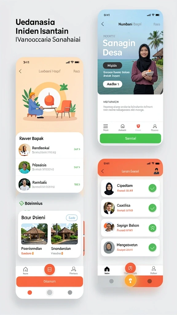 Tampilan antarmuka yang user-friendly.