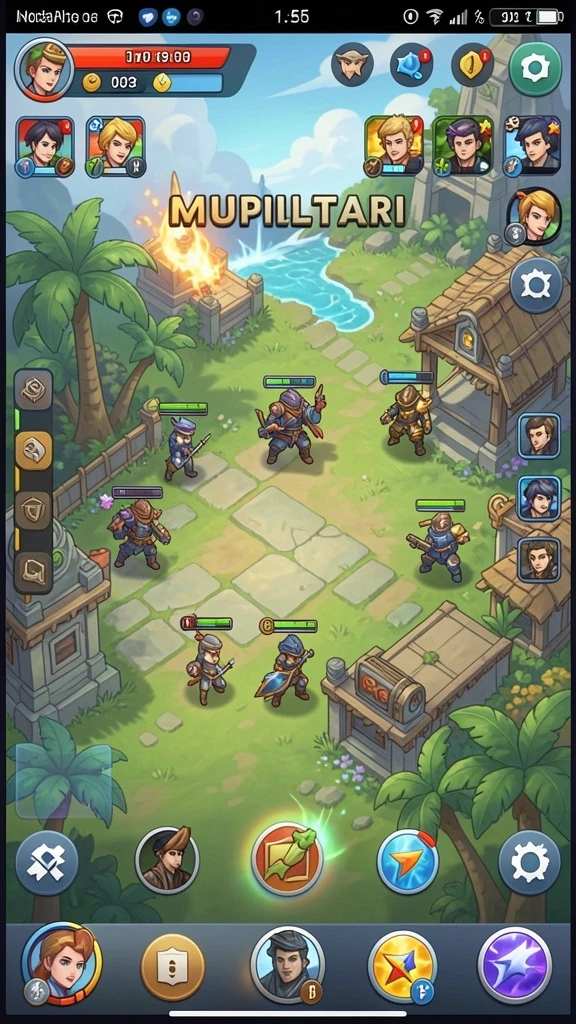 Visual menakjubkan dari lingkungan dunia game S13.