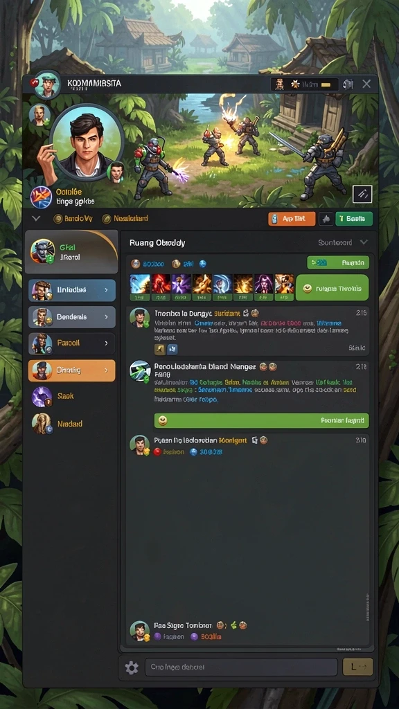 Screenshot menampilkan antarmuka permainan yang menarik.