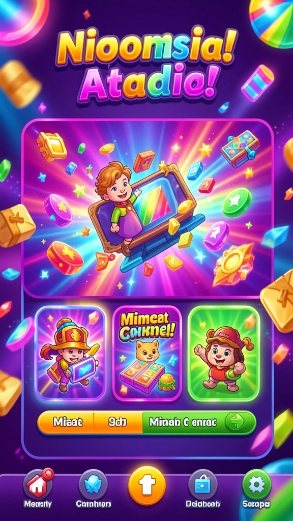 Gambar ini menunjukkan salah satu level menantang dengan grafik yang memukau.