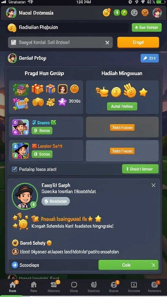 Tampilan antarmuka yang user-friendly.